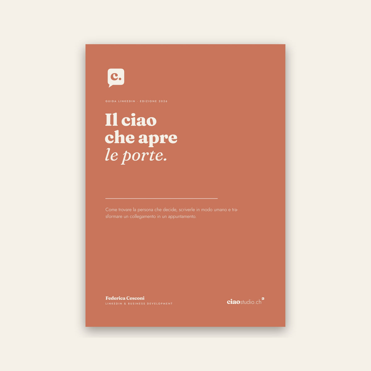 Il ciao che apre le porte · Guida LinkedIn